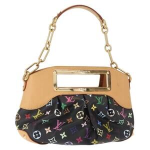 LOUIS VUITTON Monogram Multicolor Judy PM Bag 2way Black M40258 LV Auth ka897SAV